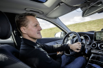Михаэль Шумахер проверяет новую систему безопасности Mercedes C-Class 2015