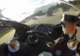 Канадский мотоциклист снял на видео свою поезду на скорости 300км/ч