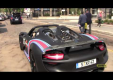 Porsche 918 Spyder выходит на улицы Милана разукрашенный от Martini