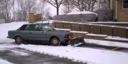BMW E30 3 серии в роли снегоуборочной машины