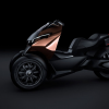 Наряду с атомобилем Peugeot Onyx в Париже будет выставлен и скутер подобного дизайна