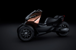 Наряду с атомобилем Peugeot Onyx в Париже будет выставлен и скутер подобного дизайна