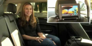Cadillac SRX 2013 c пакетом развлечений в подголовниках сидений