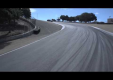 Дрифтующий Mercedes C63 AMG на гоночной трассе Laguna Seca
