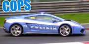 Полицейская Lamborghini LP560-4 в Италии