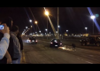 Camaro теряет колесо в драге против BMW M3