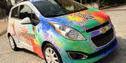 Фото Chevrolet Spark pace Car for the Color Run 2012