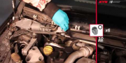 Рено — демонтаж и замена передних амортизаторов
